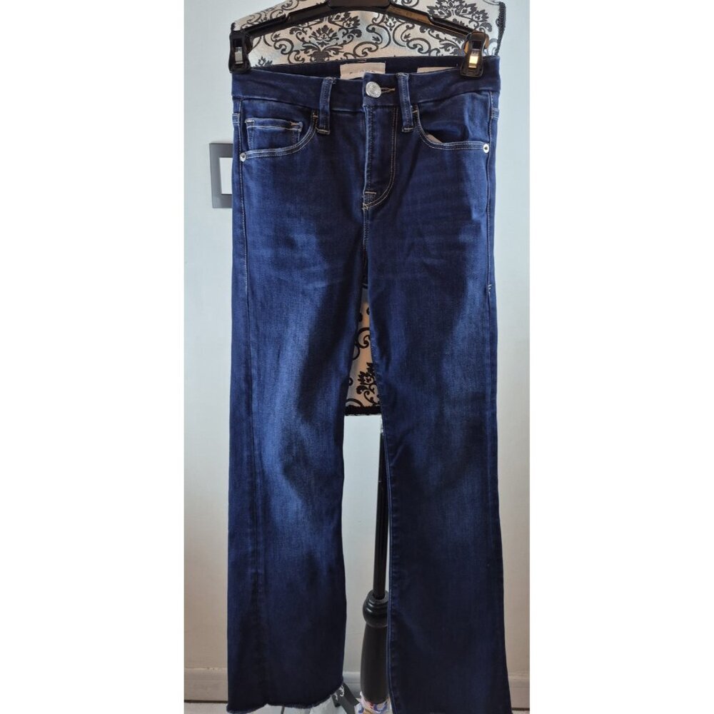 FRAME Le Crop Mini Boot Jeans Women’s Size 23 Blue Denim